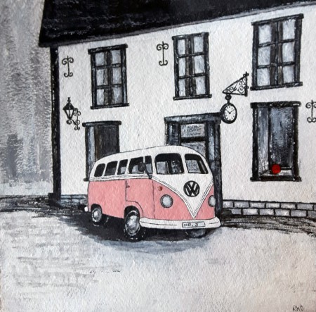 Tryck på canvas 60 x 60 cm. Pris 900:- Originalet SÅLT